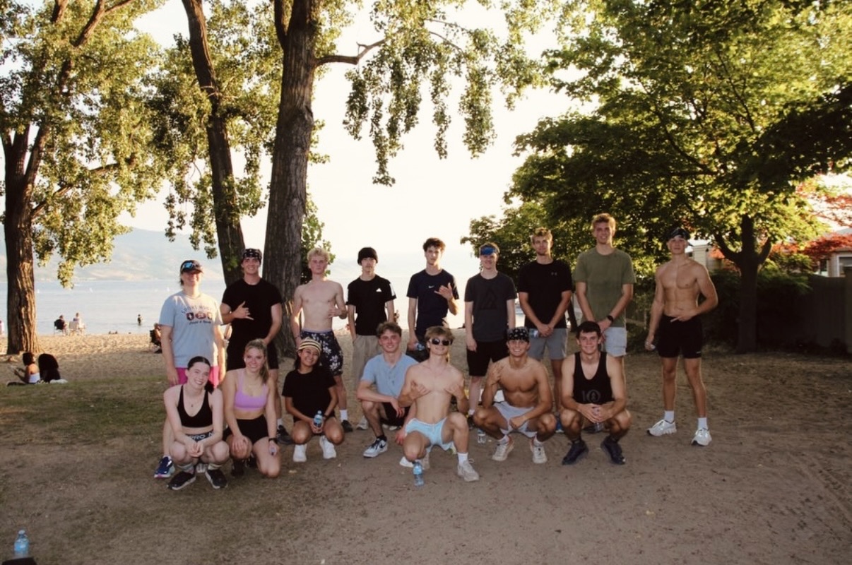 House of Zero residents together at the lake